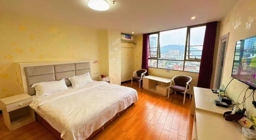 Bed in Borrman Hotel Lipu Central Plaza