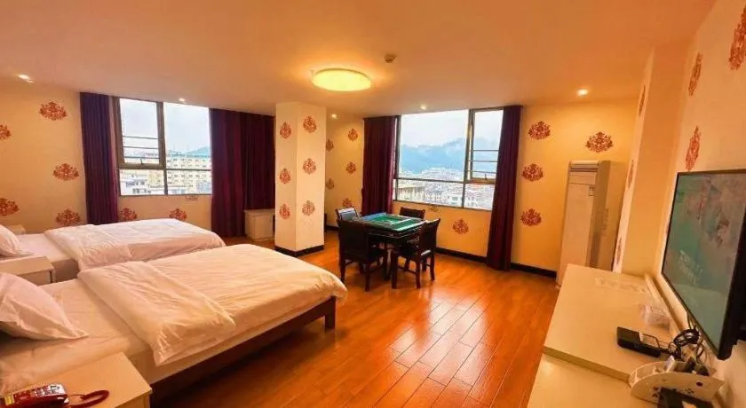 Bed in Borrman Hotel Lipu Central Plaza