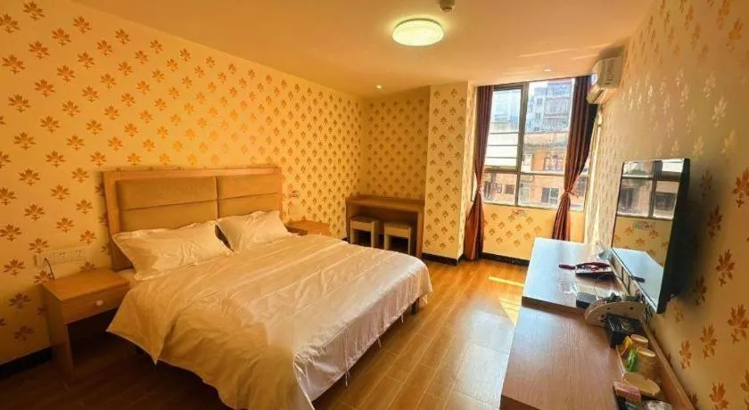 Bed in Borrman Hotel Lipu Central Plaza