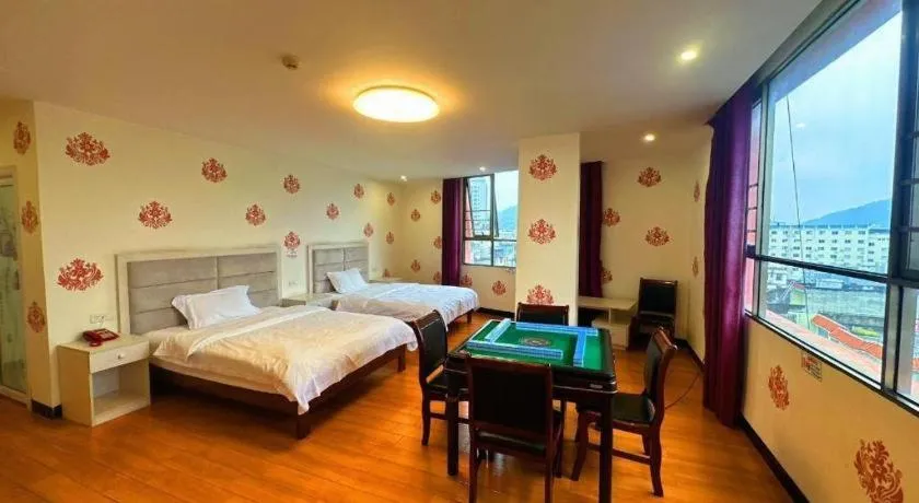 Bed in Borrman Hotel Lipu Central Plaza