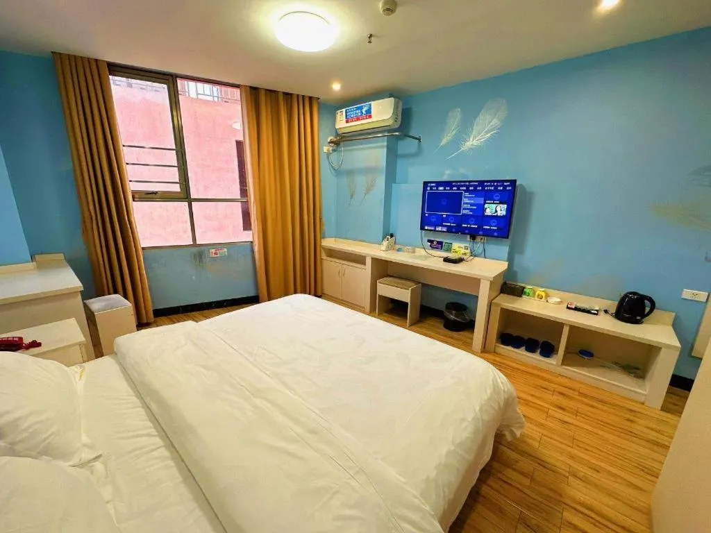 Bed in Borrman Hotel Lipu Central Plaza