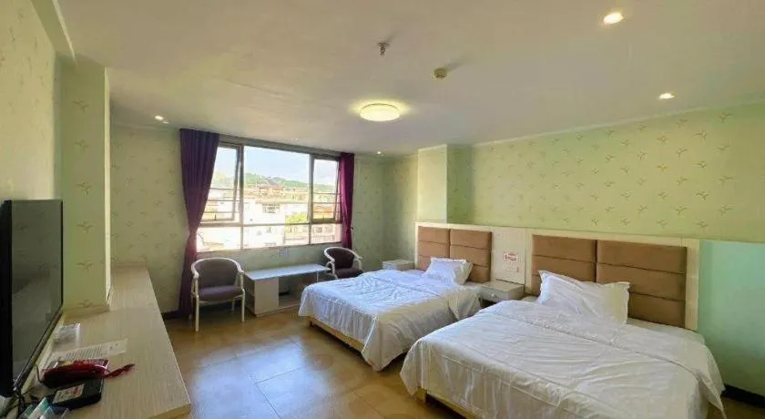 Bed in Borrman Hotel Lipu Central Plaza