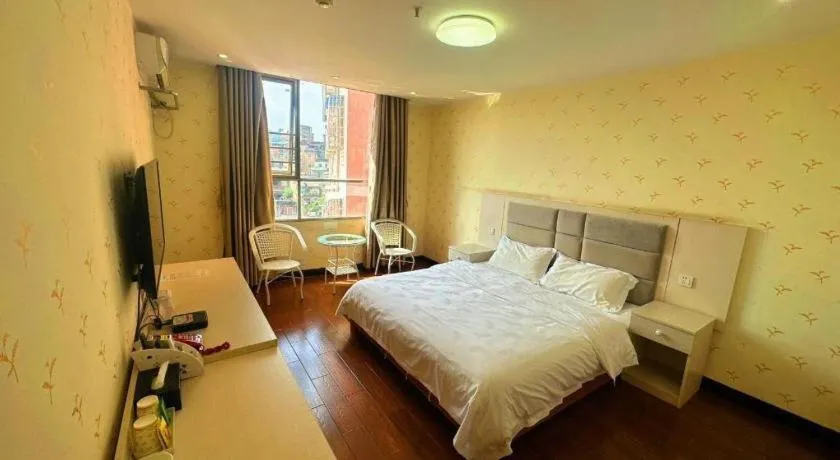 Bed in Borrman Hotel Lipu Central Plaza