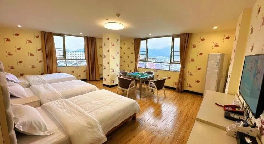 Bed in Borrman Hotel Lipu Central Plaza