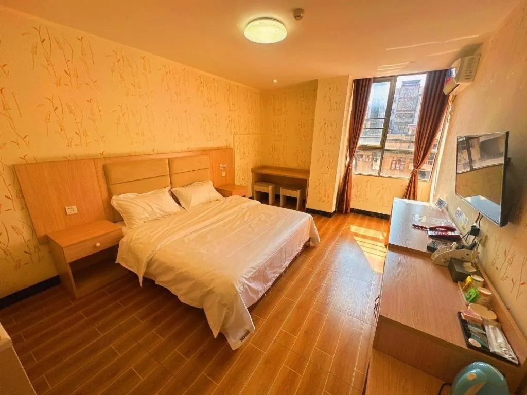 Bed in Borrman Hotel Lipu Central Plaza