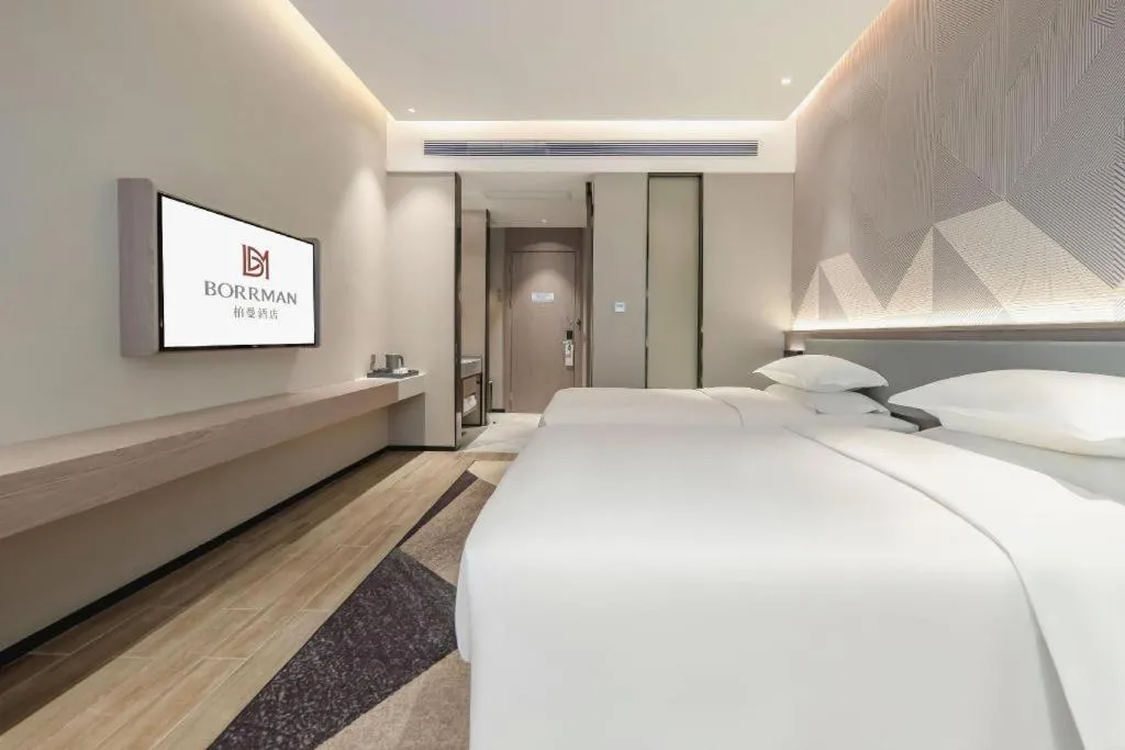 Bed in Borrman Hotel Fangchenggang Shangsi Zhonghua Road