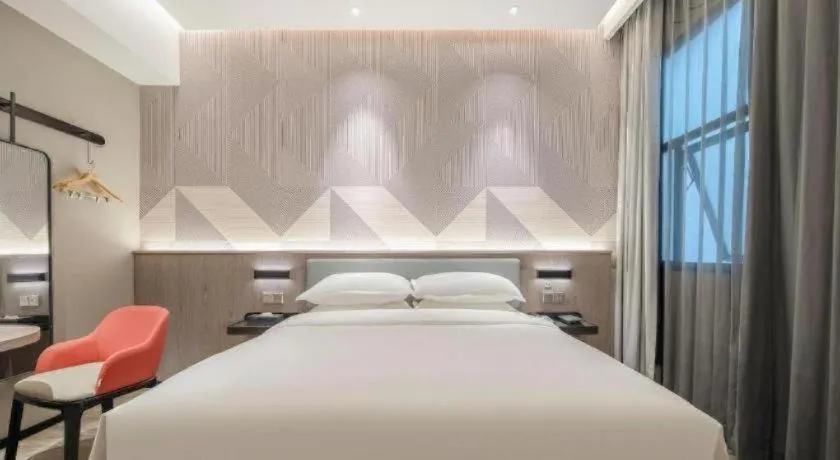 Bed in Borrman Hotel Fangchenggang Shangsi Zhonghua Road