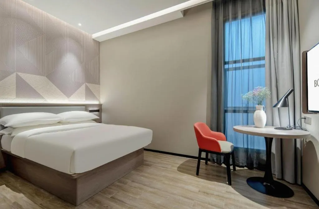 Bed in Borrman Hotel Fangchenggang Shangsi Zhonghua Road