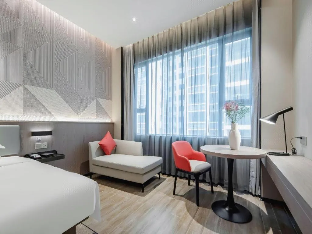 Bed in Borrman Hotel Fangchenggang Shangsi Zhonghua Road