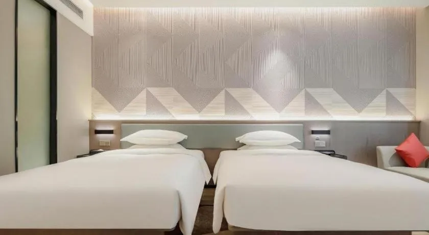 Bed in Borrman Hotel Fangchenggang Shangsi Zhonghua Road