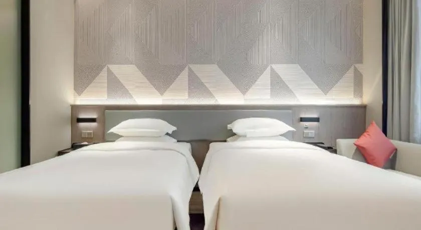 Bed in Borrman Hotel Fangchenggang Shangsi Zhonghua Road