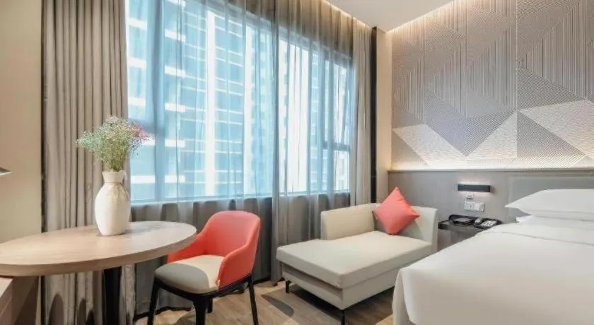 Bed in Borrman Hotel Fangchenggang Shangsi Zhonghua Road