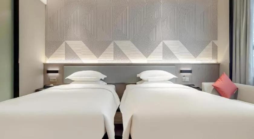 Bed in Borrman Hotel Fangchenggang Shangsi Zhonghua Road