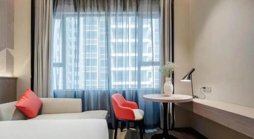 Bed in Borrman Hotel Fangchenggang Shangsi Zhonghua Road