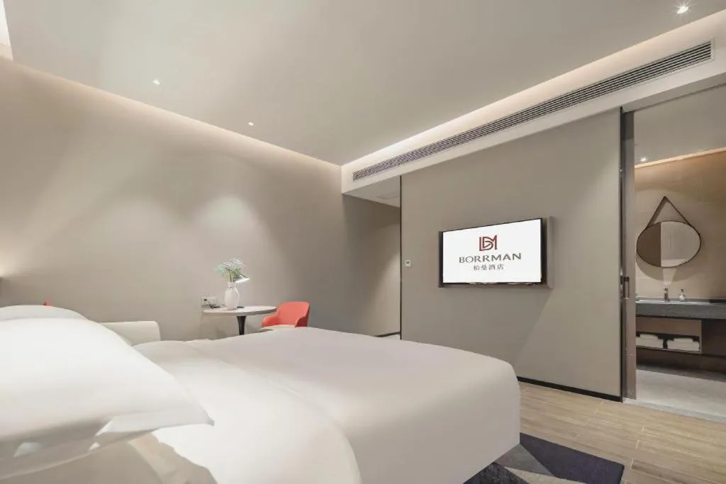 Bed in Borrman Hotel Fangchenggang Shangsi Zhonghua Road