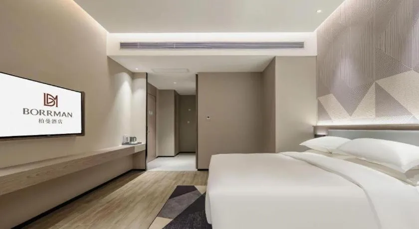 Bed in Borrman Hotel Fangchenggang Shangsi Zhonghua Road