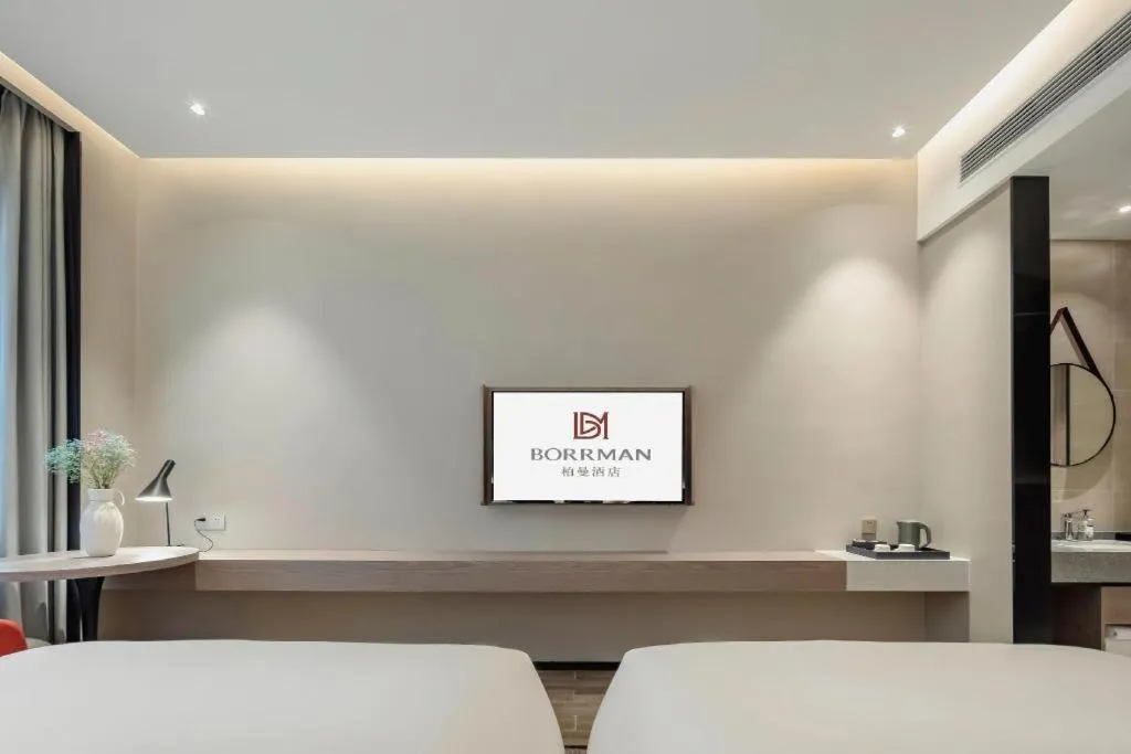 Bed in Borrman Hotel Fangchenggang Shangsi Zhonghua Road