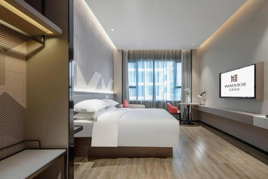 Bed in Borrman Hotel Fangchenggang Shangsi Zhonghua Road