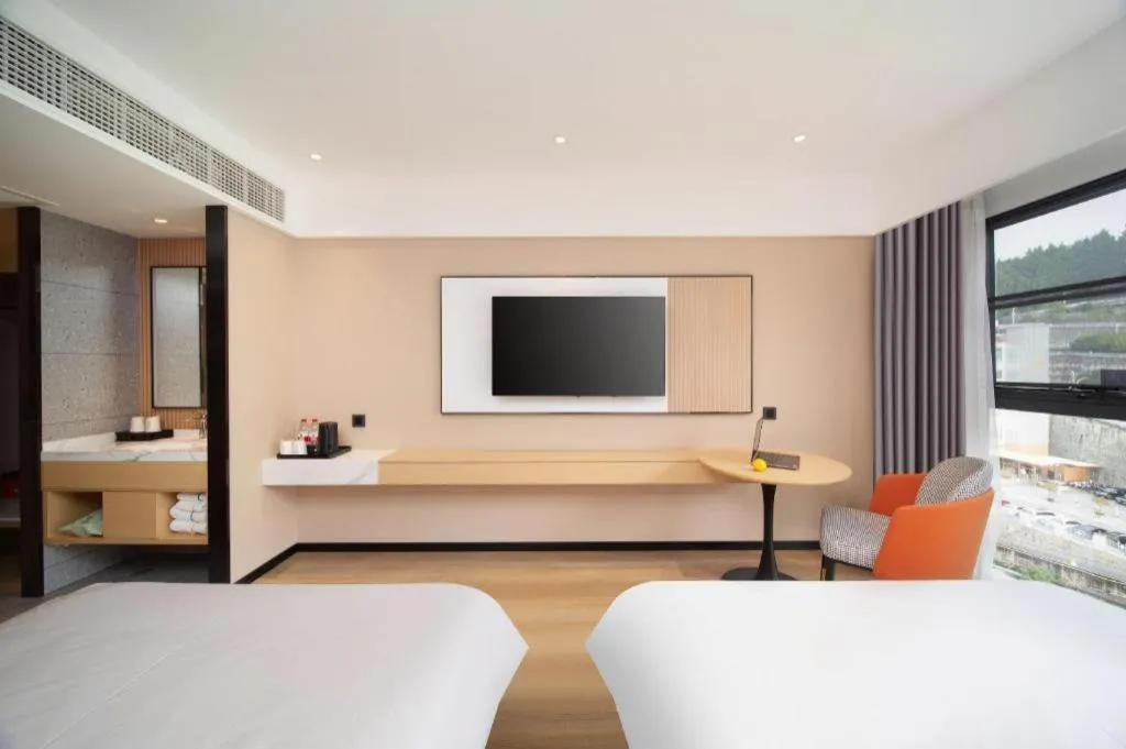 Bed in City Comfort Inn Badong Passenger Transport Center