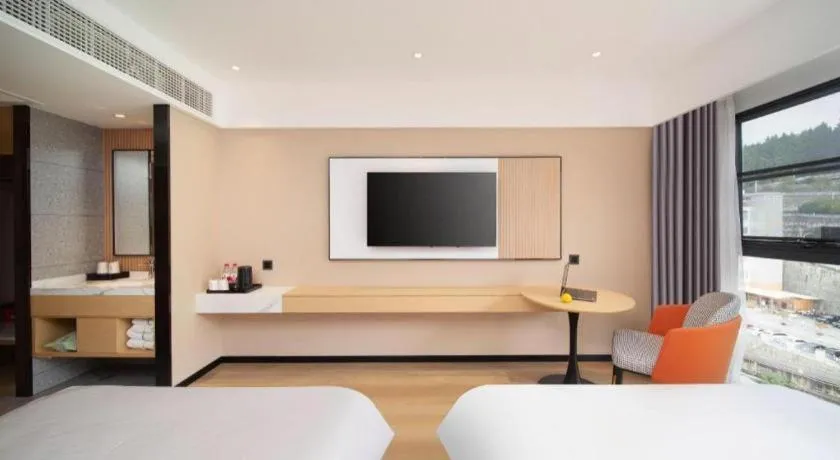 Bed in City Comfort Inn Badong Passenger Transport Center