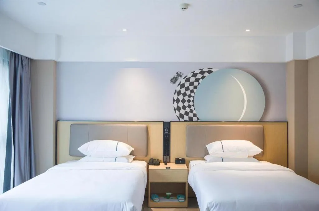 Bed in City Comfort Inn Badong Passenger Transport Center