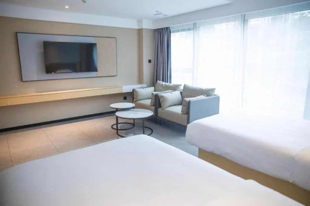 Bed in City Comfort Inn Badong Passenger Transport Center