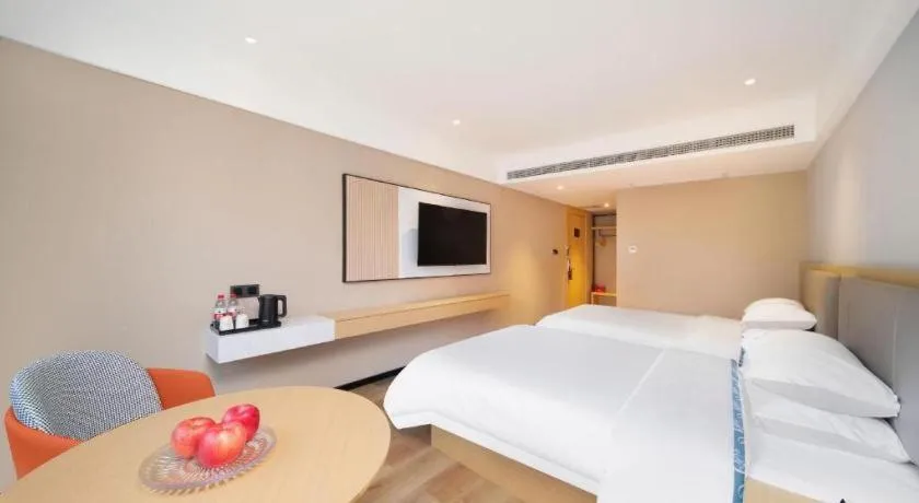 Bed in City Comfort Inn Badong Passenger Transport Center