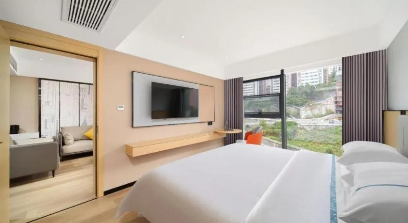 Bed in City Comfort Inn Badong Passenger Transport Center