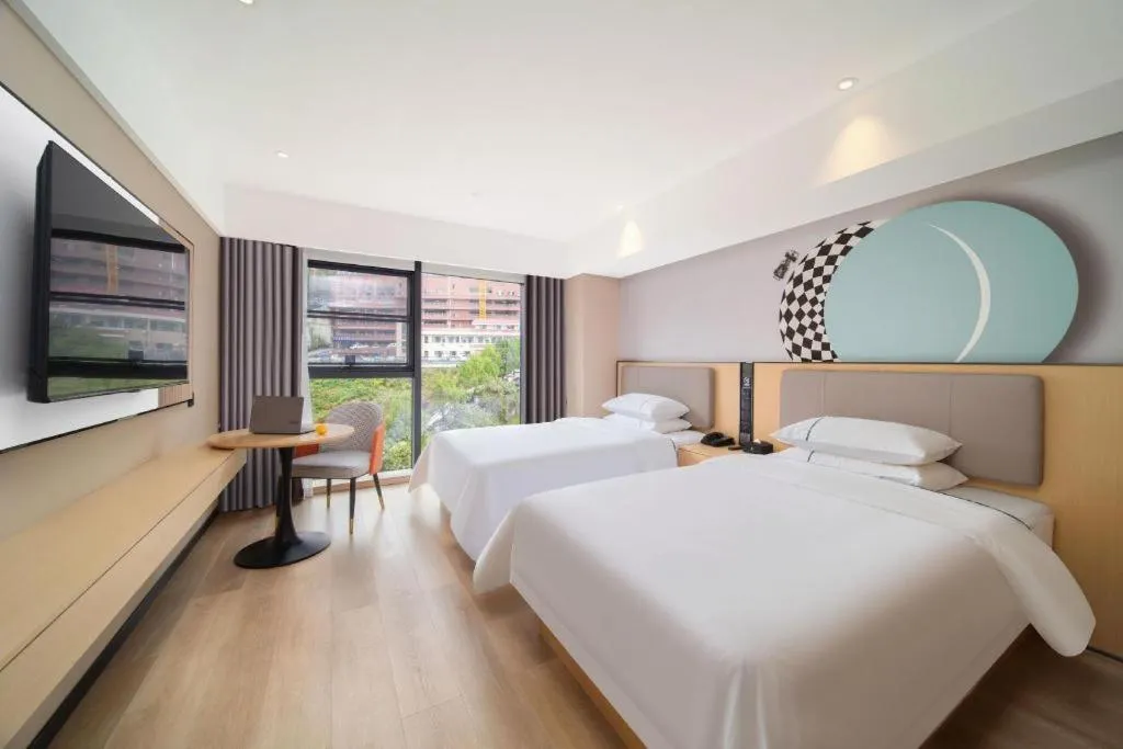 Bed in City Comfort Inn Badong Passenger Transport Center