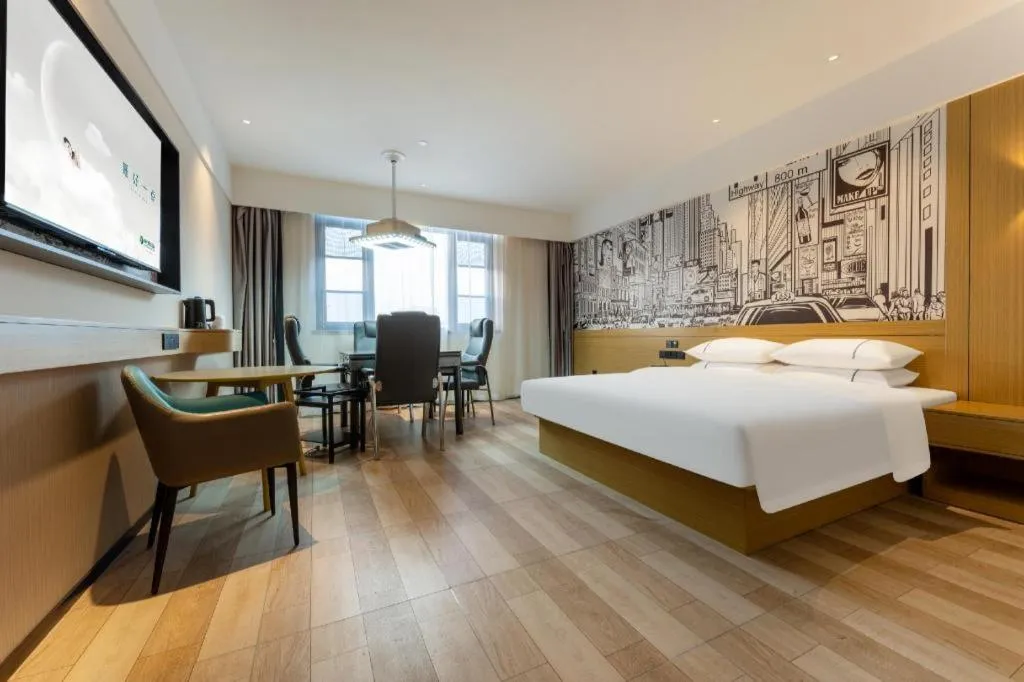 Bed in City Comfort Inn Wuhan Dongxihu Tianyuan Avenue