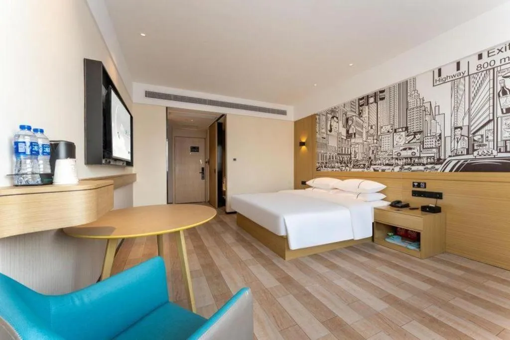 Bed in City Comfort Inn Wuhan Dongxihu Tianyuan Avenue