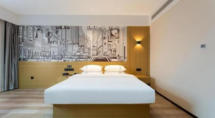 Bed in City Comfort Inn Wuhan Dongxihu Tianyuan Avenue