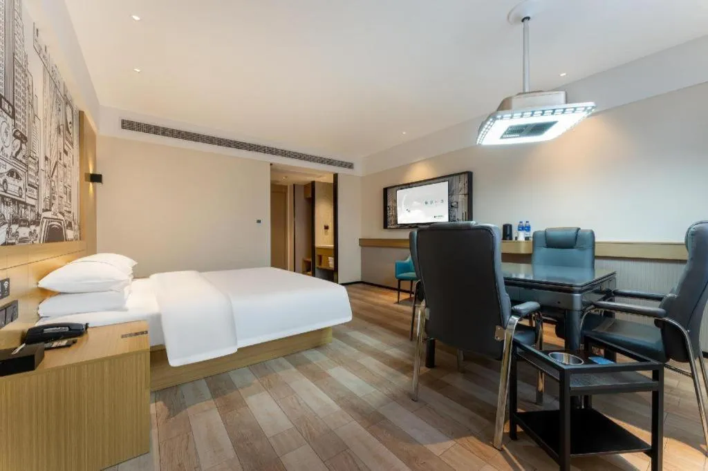 Bed in City Comfort Inn Wuhan Dongxihu Tianyuan Avenue