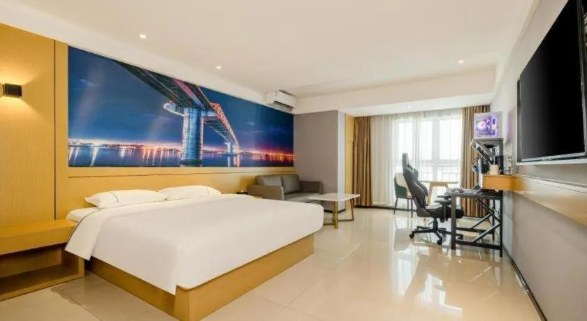 Bed in City Comfort Inn Nanning Puluowangsi