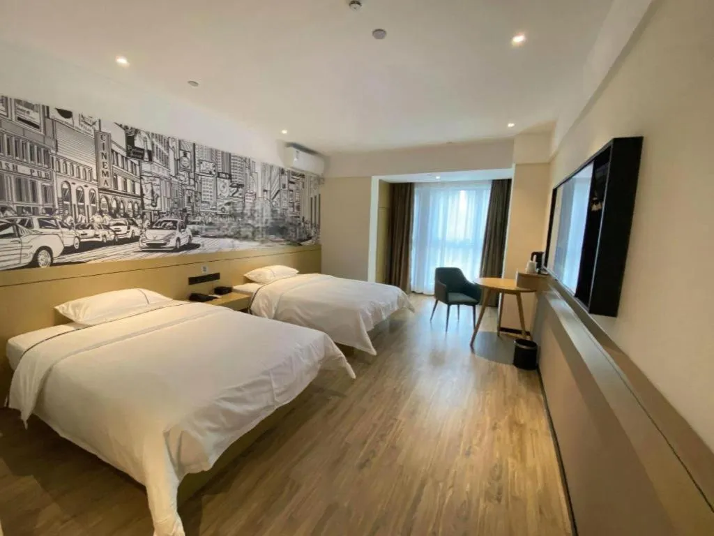 Bed in City Comfort Inn Nanning Puluowangsi