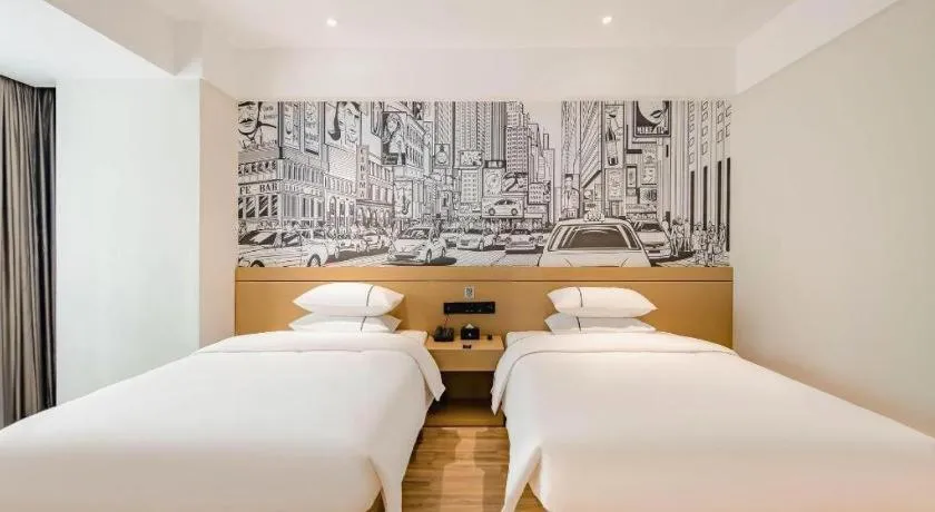 Bed in City Comfort Inn Nanning Puluowangsi