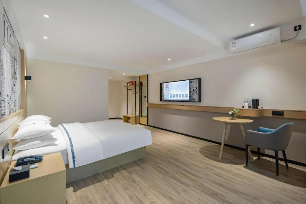 Bed in City Comfort Inn Nanning Puluowangsi