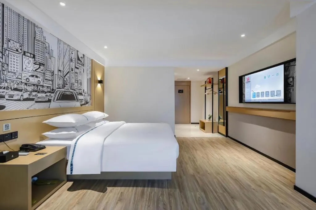 Bed in City Comfort Inn Nanning Puluowangsi