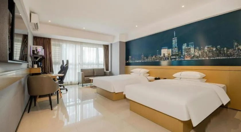 Bed in City Comfort Inn Nanning Puluowangsi