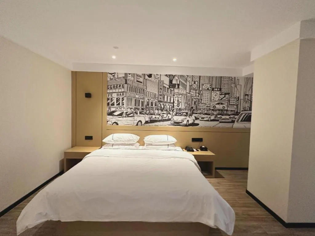 Bed in City Comfort Inn Nanning Puluowangsi