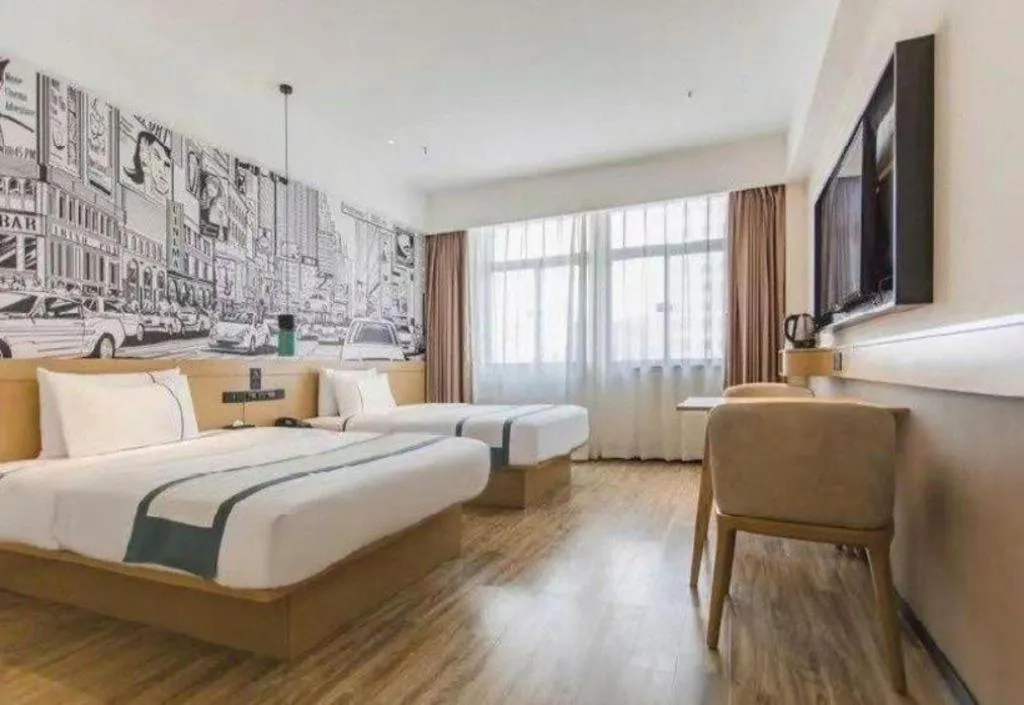 Bed in City Comfort Inn Nanning Puluowangsi