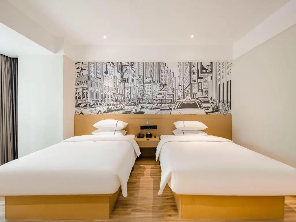 Bed in City Comfort Inn Nanning Puluowangsi