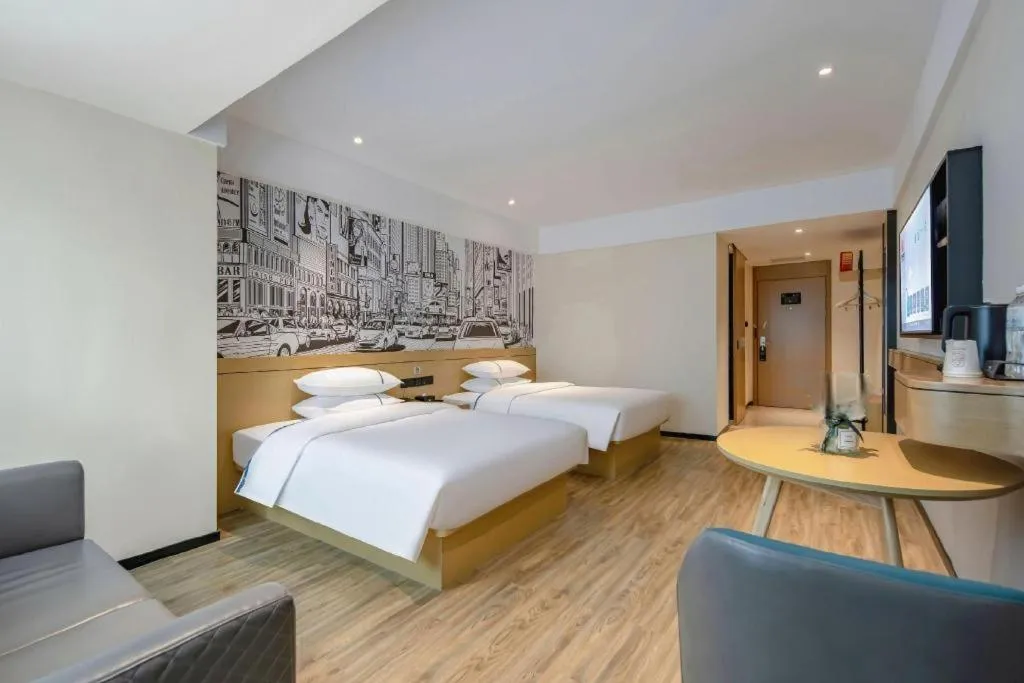 Bed in City Comfort Inn Nanning Puluowangsi