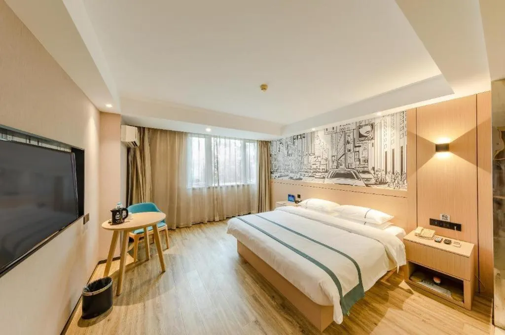 Bed in City Comfort Inn Beijing Capital Airport Shunyi Metro Station