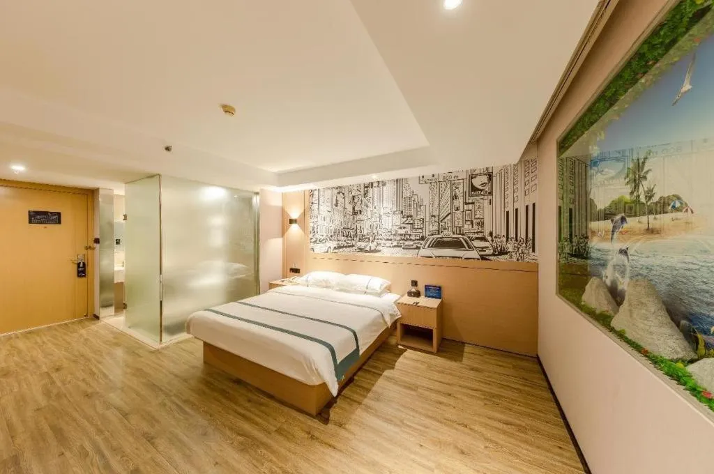 Bed in City Comfort Inn Beijing Capital Airport Shunyi Metro Station