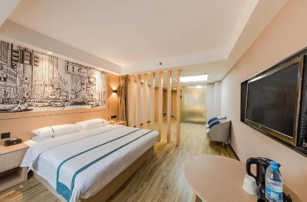 Bed in City Comfort Inn Beijing Capital Airport Shunyi Metro Station