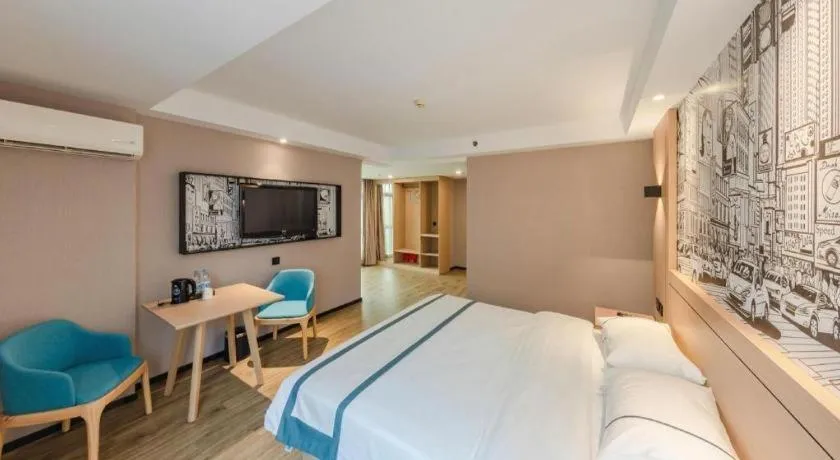 Bed in City Comfort Inn Beijing Capital Airport Shunyi Metro Station