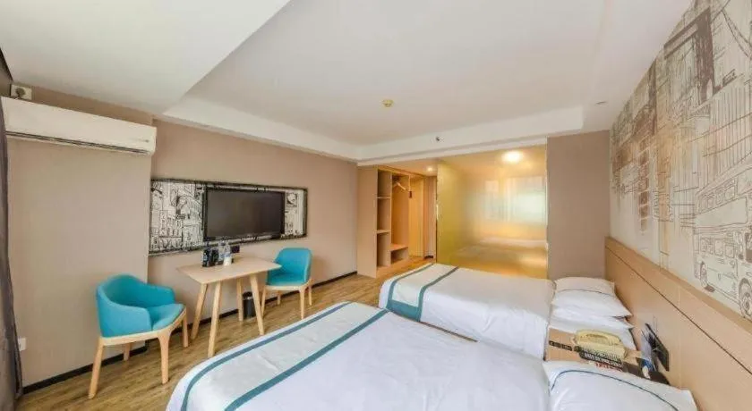 Bed in City Comfort Inn Beijing Capital Airport Shunyi Metro Station