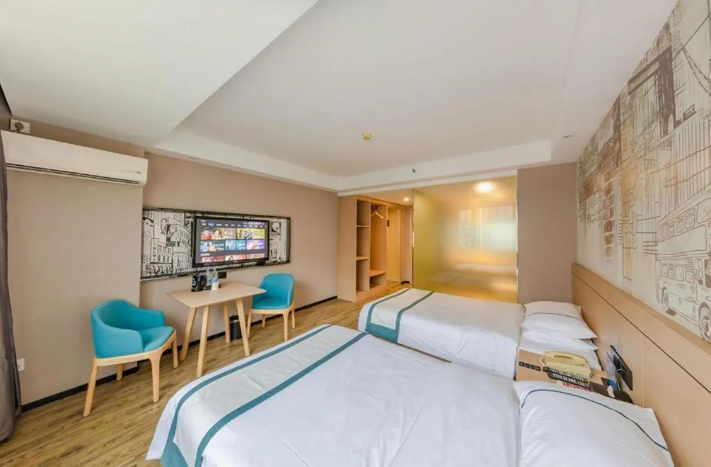 Bed in City Comfort Inn Beijing Capital Airport Shunyi Metro Station