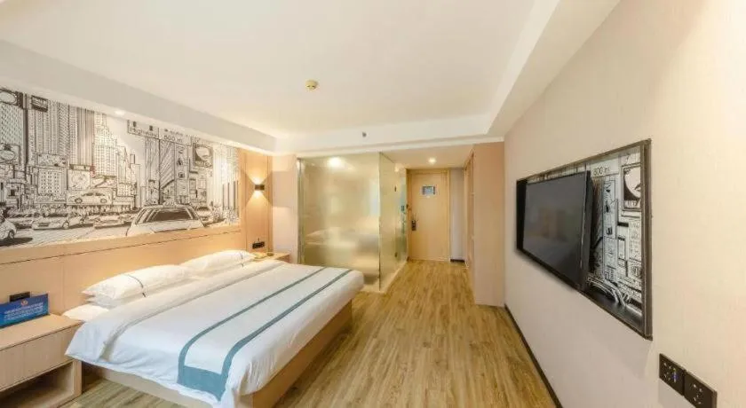 Bed in City Comfort Inn Beijing Capital Airport Shunyi Metro Station